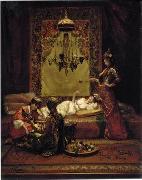 Arab or Arabic people and life. Orientalism oil paintings 567 unknow artist